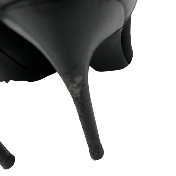 Charles by Charles David Ankle Boot Front Zip Mixed Media Leather Black Size 8.5 - Picture 8 of 8